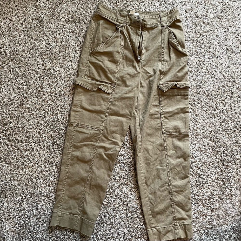 Olive h&m cargo pants
